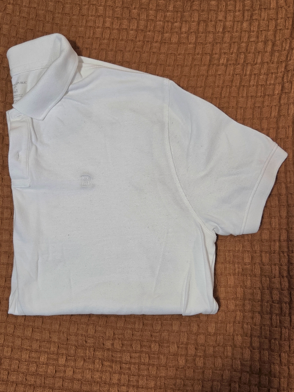 Banana Republic White Polo